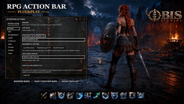 RPG Action Bar: Plug & Play — product artwork
